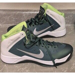 Nike Hyper Quickness Men's Green Basketball Shoes,Size 16